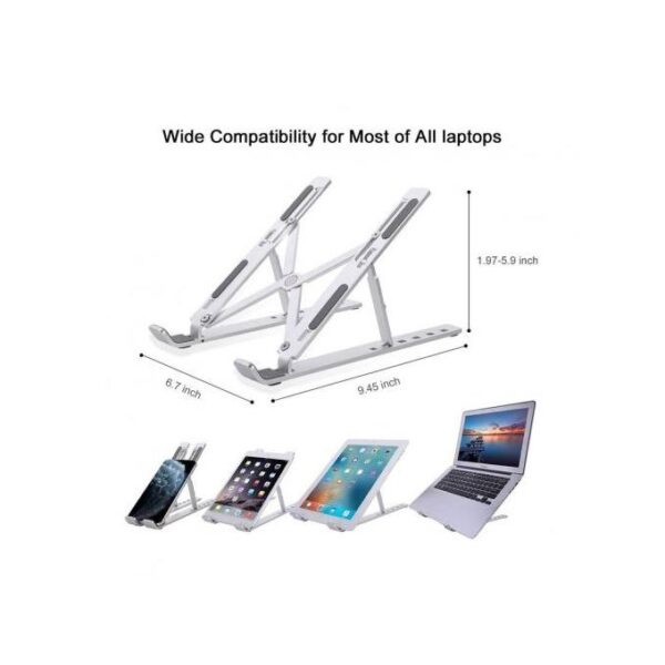 Support d'ordinateur Portable pliable réglable à 7 niveaux